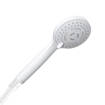 Tatay Doccia Mano Bombay Bianco 3 Pos. Sistema Risparmio Acqua Diam. 10 Cm - Abs