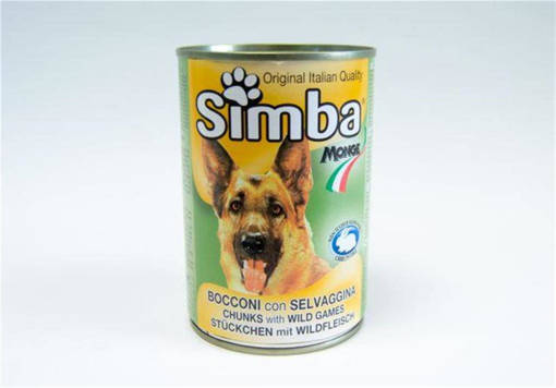 Simba Cane Bocconcini 415 gr, con Selvaggina