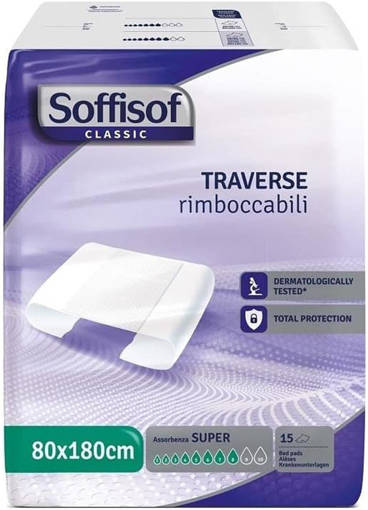Soffisof Traverse SUPER 15PZ Rimboccabili 80X180, Dispositivo Medico