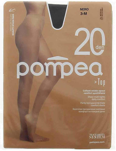 Pompea Top 20 Nero Taglia 3-M