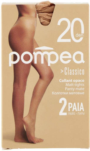Pompea Classico 20 X2 Polvere Dorata Taglia 1/2-S
