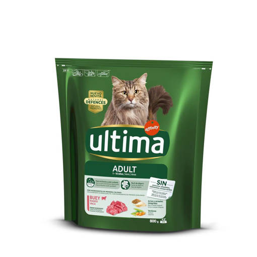 Ultima Gatto Manzo e Riso g 800