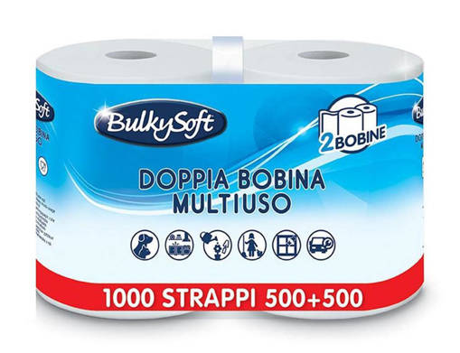 Bulkysoft Bobina 2 Veli 2X500 Strappi