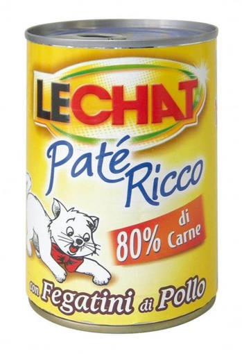 LeChat Pate' Ricco 400 gr Fegato e Pollo