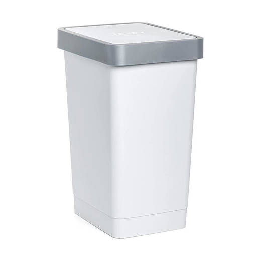 Tatay Pattumiera per Umido Smart 25 L Bianco Coperchio Basculante Polipropilene No BPA