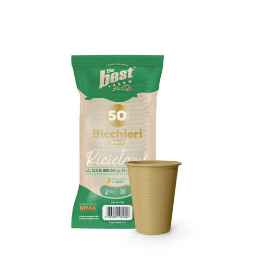 Bicchieri Oro The Best Bicchieri 50 Pcs