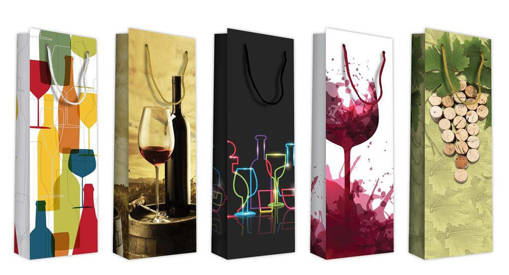 Florio - Shopper Bottiglia Vino 12x9x39 50823