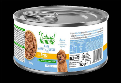 Natural Trainer Cane Small/Toy Puppy/Junior 150 gr Pollo