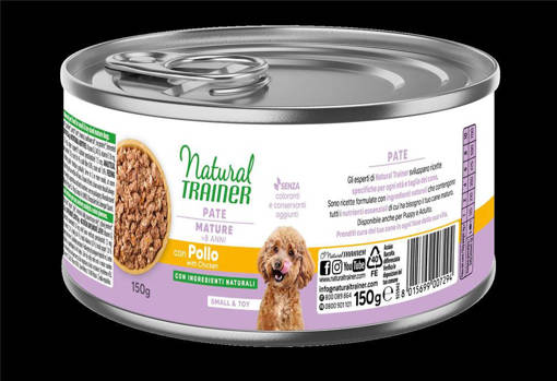 Natural Trainer Cane Small/Toy Mature 150 gr Pollo