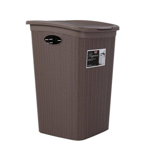 Stefanplast Portabiancheria Elegance litri, 50 tortora, 38x37x54,5h - lt 50