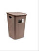 Stefanplast Portabiancheria Elegance litri, 50 tortora, 38x37x54,5h - lt 50