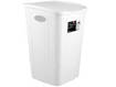 Stefanplast Portabiancheria Elegance Litri, 50 Bianco , 38x37x54,5h, litri 50