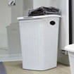 Stefanplast Portabiancheria Elegance Litri, 50 Bianco , 38x37x54,5h, litri 50