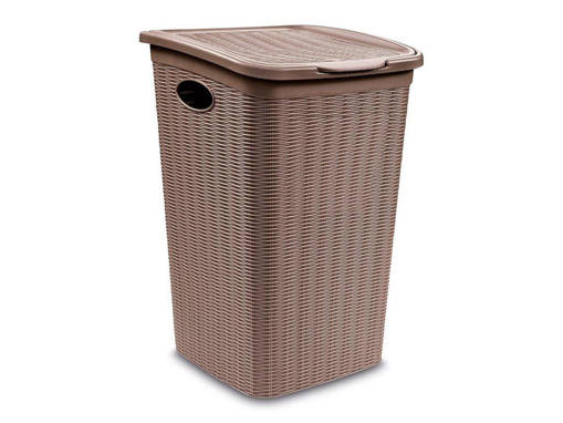 Stefanplast Portabiancheria Elegance litri 36 tortora, 39x28,5x54,5 - lt 36