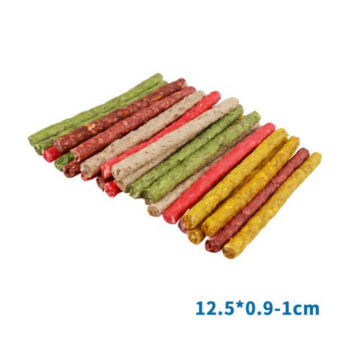 Nobleza Bastoncini masticabili colorati L12.5*D1cm180g