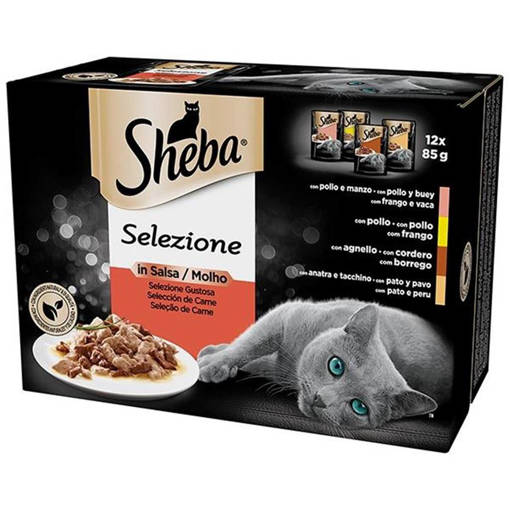 Sheba Pouch Sel Gustosa Salsa 12x85gr