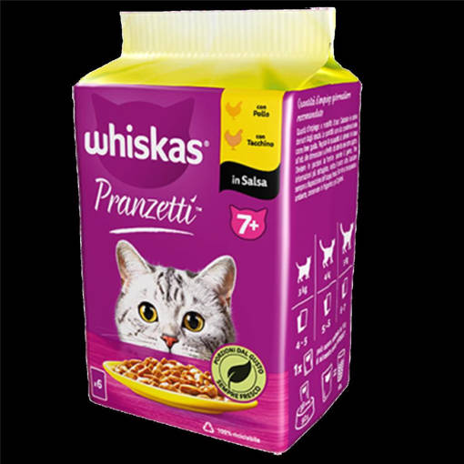 Whiskas Pranzetti Carni Bianche 7+   6x50g