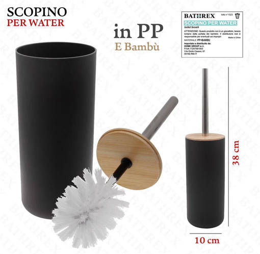Bathrex L.Bambu' Scopino Per Water Nero