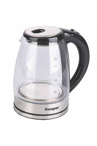 Kooper Bollitore In Vetro 1800W 1.8 Lt 