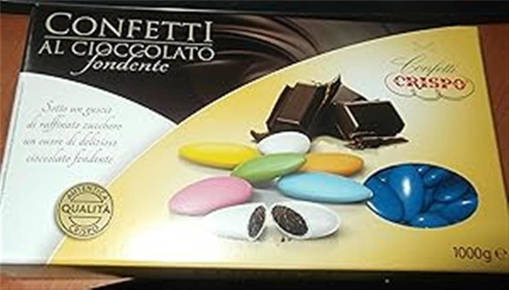 Crispo cioccolato fondente blu
