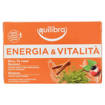 Equilibra Tisana Energia & Vitalità Con Mate Té Verde Guaranà Ginseng 15 filtri