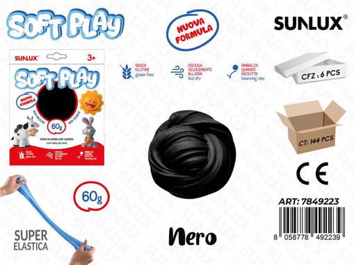 Sunlux - Sunlux Pasta Model. Soft Nero 60Gr /Pz Da 6** 7849223