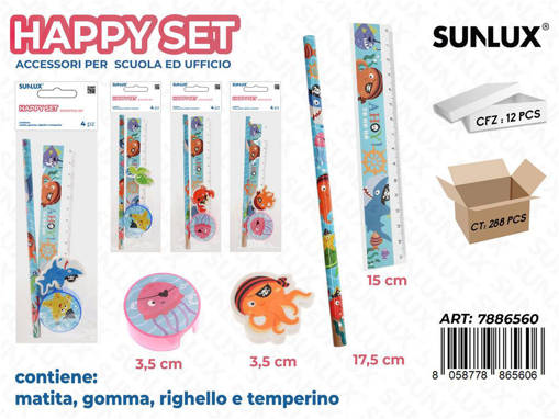 Sunlux - Sunlux Happy Set Pirati Ass. 4Pcs 7886560