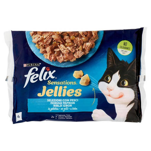 Felix Le Ghiottonerie Sensations Salmone&Trota 4X85G