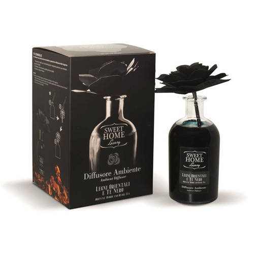 Sweet Home Luxury Diffusore Legni Orientali e Tè Nero con Rosa Nera 250 ml