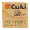 Cuki Carta Forno in Fogli, Naturale, 20 Fogli 33x38cm