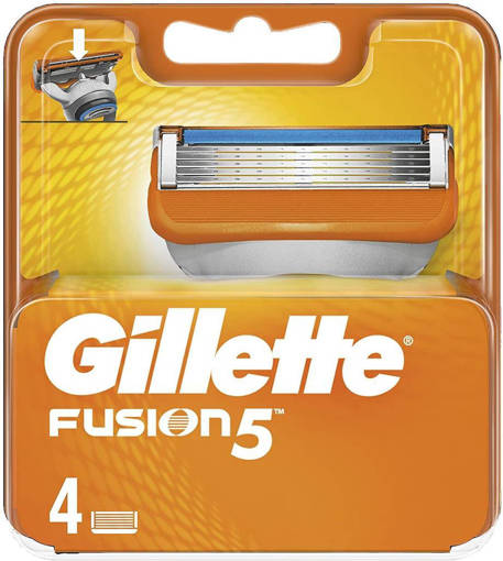 Gillette Ricariche Fusion5 Manual 4 pezzi