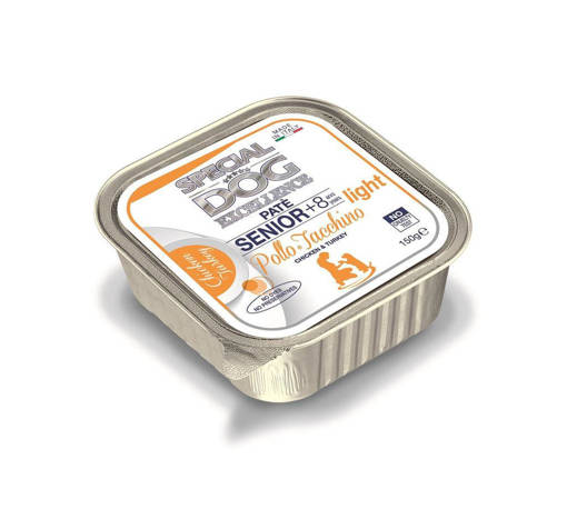 Special Dog Excellence Pate' 150 gr, Senior Light Pol e Tac