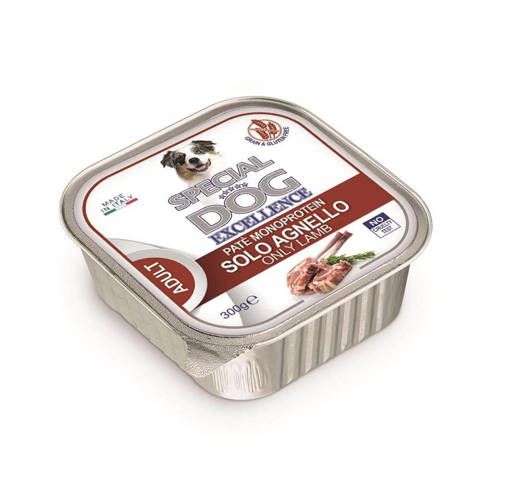 Special Dog Excellence Monoproteico Pate'  300 gr, con Agnello