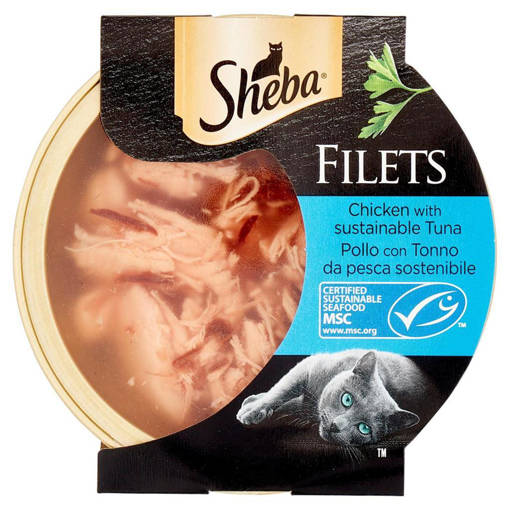 Sheba Filets Pollo e Tonno 60g 