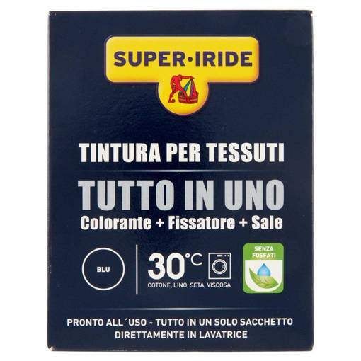 Super Iride Colorante Blu Tutto In Uno 30 Gradi