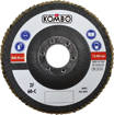 Kombo Set 2 Dischi Abrasivi Per Smerigliatura Superfici In  Metallo, Diam.115Mm Sp.5Mm, Foro Da 22,23 Grana #60-  Made  In Italy