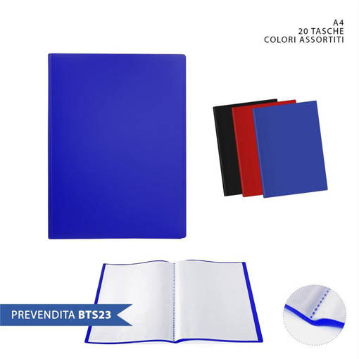 Pryma Portalistino Flessibile A4 20 Tasche 0143186