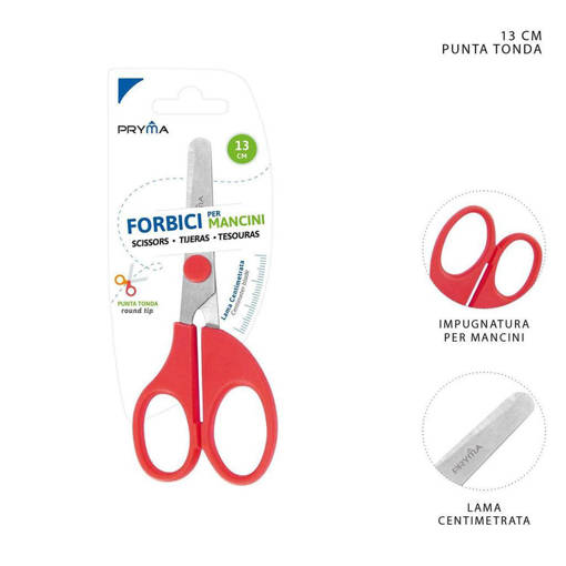 Pryma Forbici Mancini P/Tonda Centimetrate 13Cm 0226942