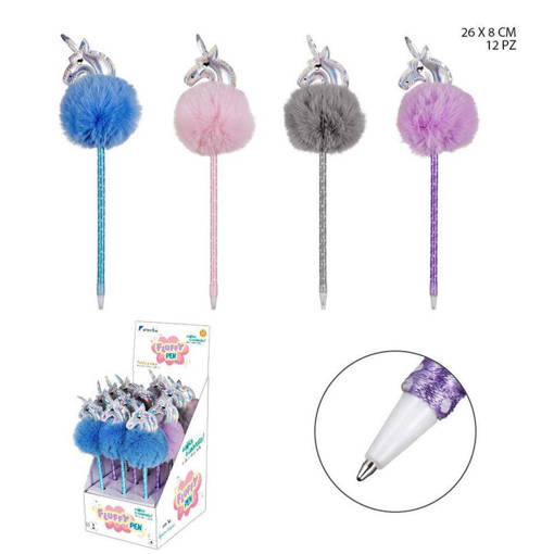 Pryma Penna Sfera Fluffy 1Mm Unicorno 0226480