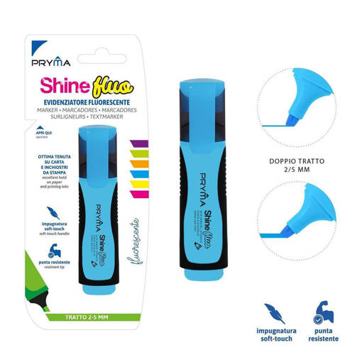 Pryma Evidenz.Shine P/Scalp.2/5Mm Fluo Blu Bl. 0201595