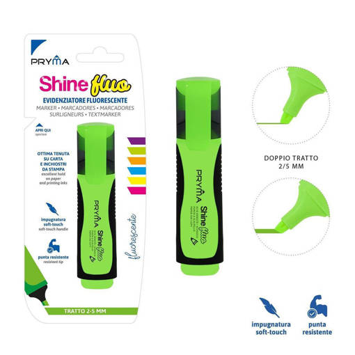 Pryma Evidenz.Shine P/Scalp.2/5Mm Fluo Verde Bl. 0201593