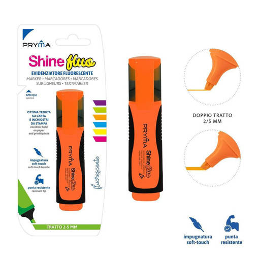 Pryma Evidenz.Shine P/Scalp.2/5Mm Fluo Arancio Bl 0201592