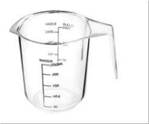 C&K  Brocca Graduata 250Ml Cm11,5X8,5X9,5  