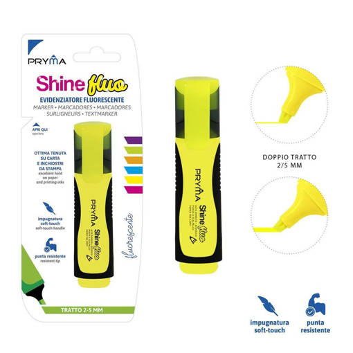 Pryma Evidenz.Shine P/Scalp.2/5Mm Fluo Giallo Bl. 0201591