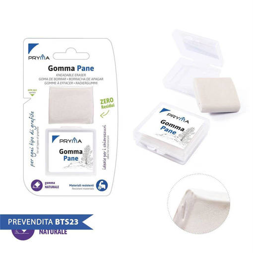 Pryma Gomma Pane Bianco+P/Gomma Bl. 0214540