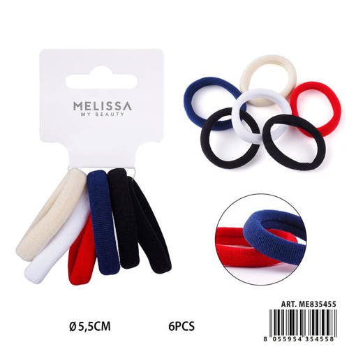 MELISSA ELASTICO CAPELLI 5.5CM 6PZ -