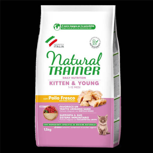 Natural Trainer Gatto Kitten 1,5 kg Pollo