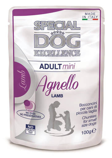Special Dog Excellence Buste 100 gr, Adult Mini Agnello