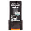 L'Oreal Men Expert Gel Doccia Shampoo Carbon 5 in 1 Total Clean 300 ml
