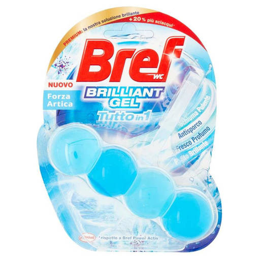 Bref Wc Brilliant Gel Forza Artica 42 gr Mono